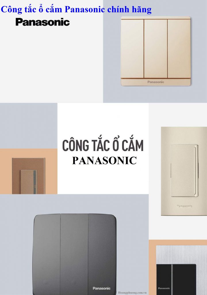 Công tắc ổ cắm Panasonic chính hãng – Sang trọng, bền bỉ, an toàn. Phân phối bởi Thiết bị điện Hoàng Phương. Tư vấn tận nơi – Giao hàng toàn quốc.