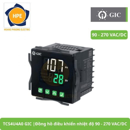 TCS4U4A0 GIC Đồng hồ điều khiển nhiệt độ 90 - 270 VACDC
