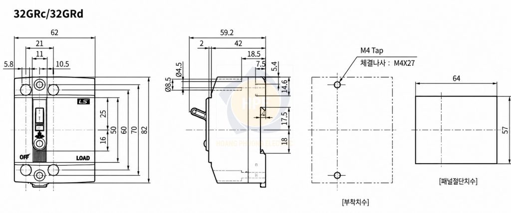 Kích thước 32GRc