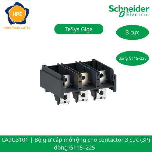 LA9G3101 Schneider – Bộ Giữ Cáp Cho Contactor TeSys Giga LC1G115-225 (3P)
