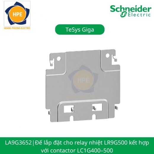 LA9G3652 Schneider LA9G3652 Schneider – Đế Lắp Ghép Relay LR9G500 Với Contactor LC1G400-500