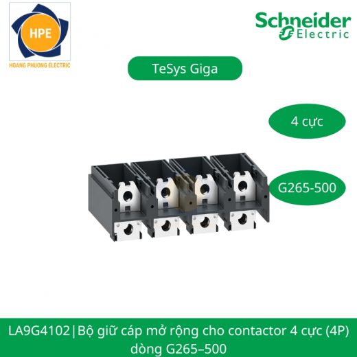 LA9G4102 Schneider – Bộ Giữ Cáp Cho Contactor TeSys Giga LC1G265-500 (4P)