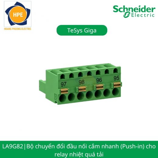 LA9G82 Schneider – Khối Đầu Nối Push-in Cho Relay Nhiệt Điện Tử LR9G