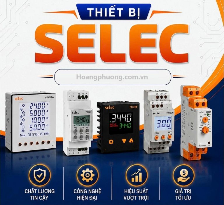 Thiết bị điện Selec chính hãng – Giải pháp đo lường, bảo vệ và tự động hóa công nghiệp
