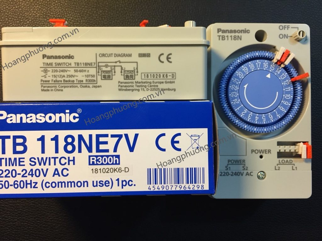 Đồng hồ hẹn giờ Panasonic TB118N