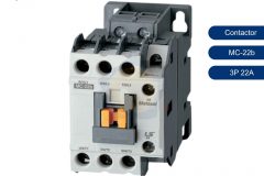 Contactor MC-22b 3P 22A 1NO+1NC