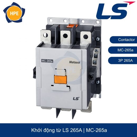 Contactor MC-265a 3P 265A 2NO+2NC