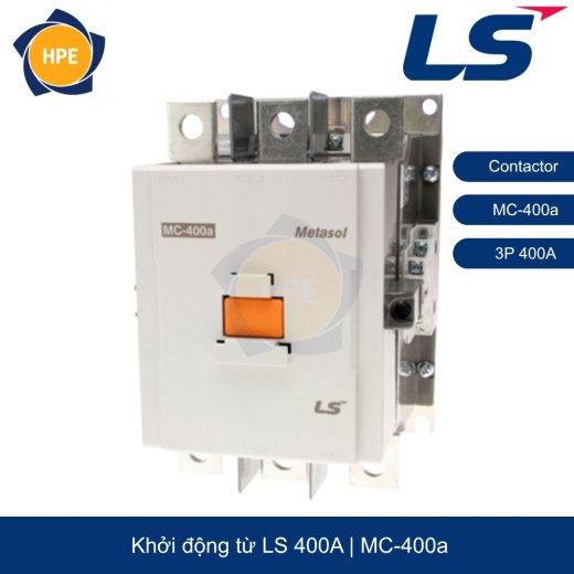 Contactor MC-400a 3P 400A 2NO+2NC