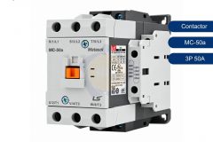 Contactor MC-50a 3P 50A 2NO+2NC