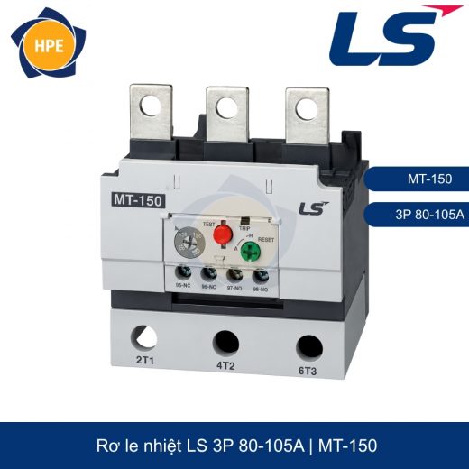 MT-150 3P-80-105A Rơ le nhiệt MT-150 3P 80-105A