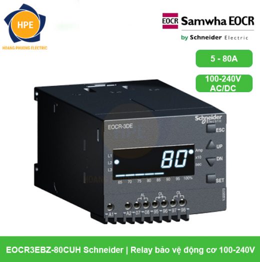 EOCR3EBZ-80CUH Schneider | rơ le bảo vệ động cơ EOCR3EBZ-80CUH Schneider | rơ le bảo vệ động cơ
